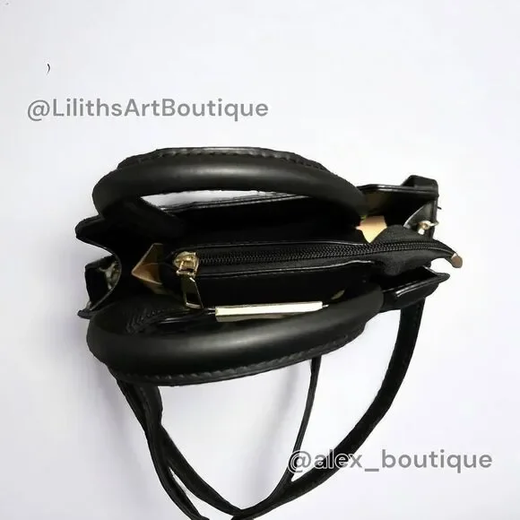 Quilted Square Crossbody Bag(Q007)-Bags for Women - Picture 9 of 11